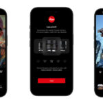 Screenshot of Leica app on smartphone