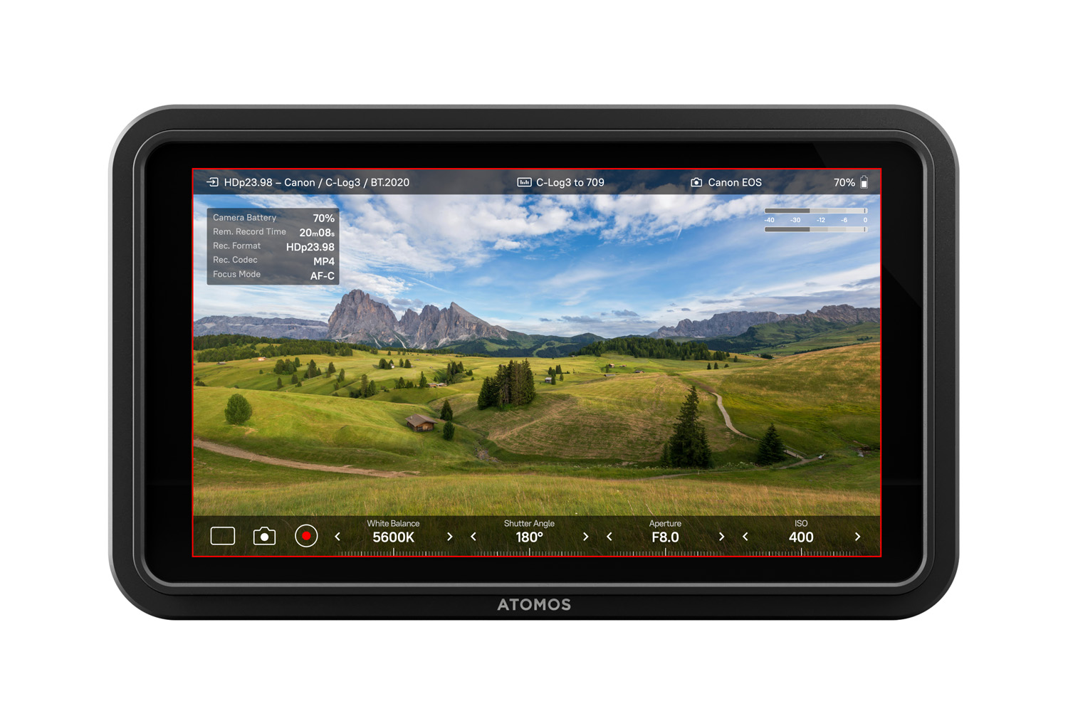 Atomos Shinobi II product image on white background