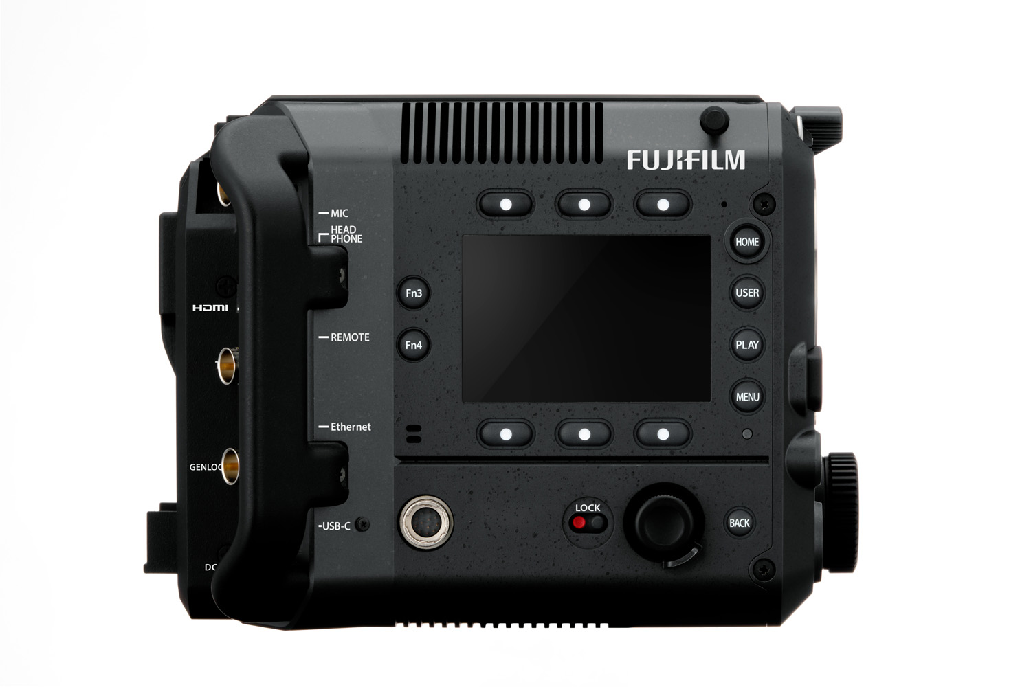 Product image of Fujifilm GFX Eterna cinema camera on white background